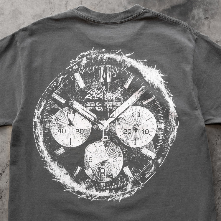 GLOW IN THE DARK WATCH TEE VINTAGE BLACK