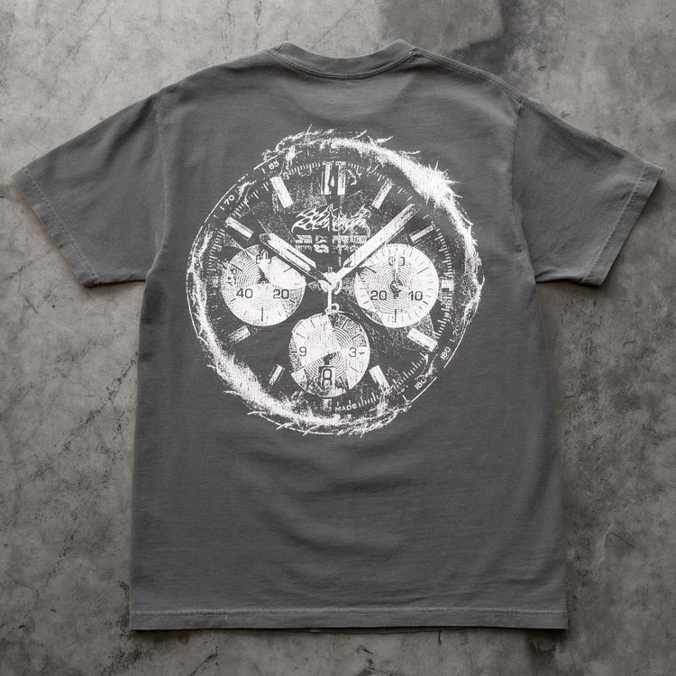 GLOW IN THE DARK WATCH TEE VINTAGE BLACK