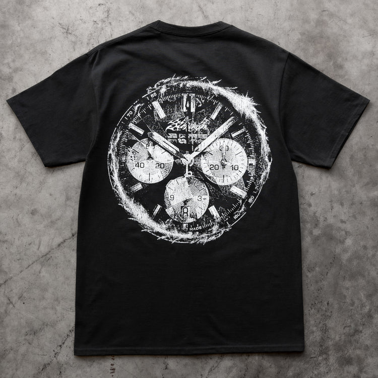 GLOW IN THE DARK WATCH TEE BLACK