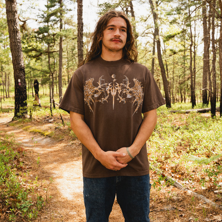 CYBERHEAVEN V3 TEE BROWN