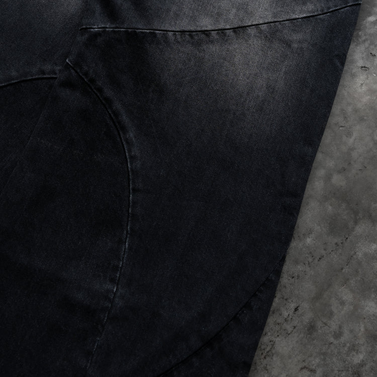 SHIELD BAGGY JEANS BLACK