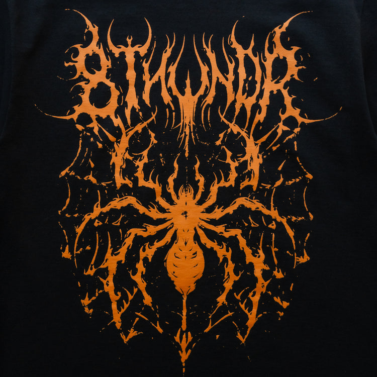 HALLOW SPIDER TEE BLACK