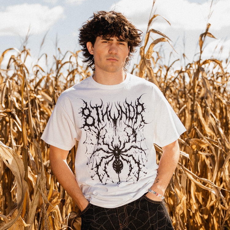 HALLOW SPIDER TEE WHITE