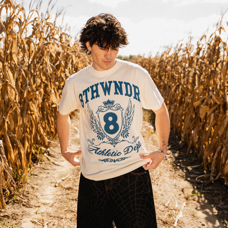 ATHLETIC DEPT TEE CREAM