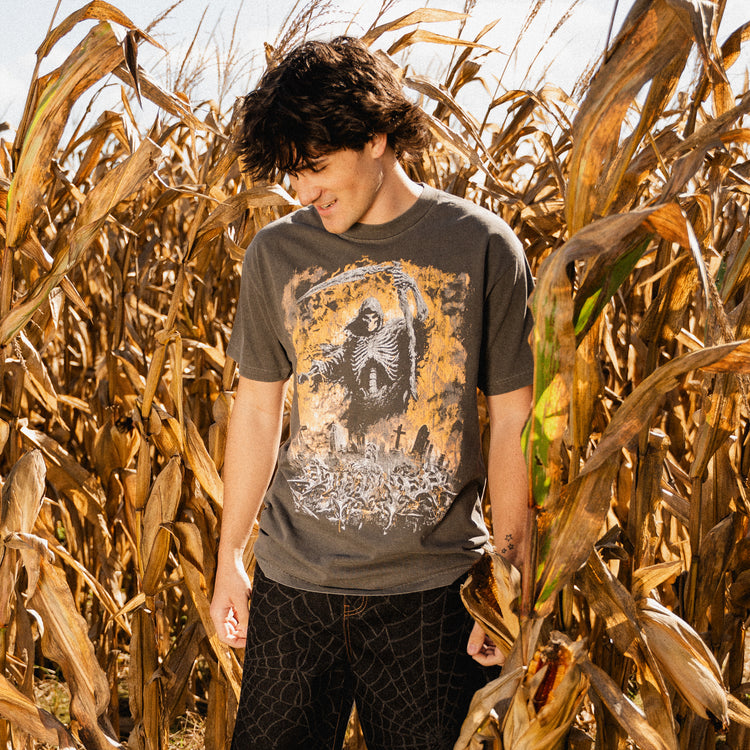 HALLOW REAPER TEE VINTAGE BLACK