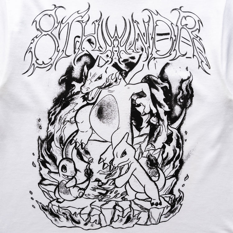 FLAMES TEE WHITE