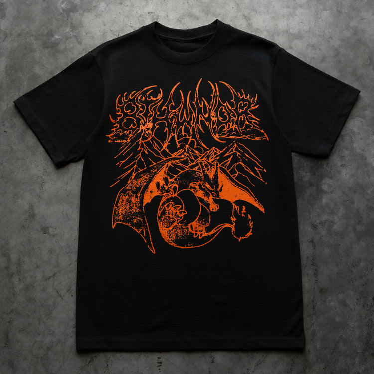 DARKNESS ABLAZE TEE BLACK