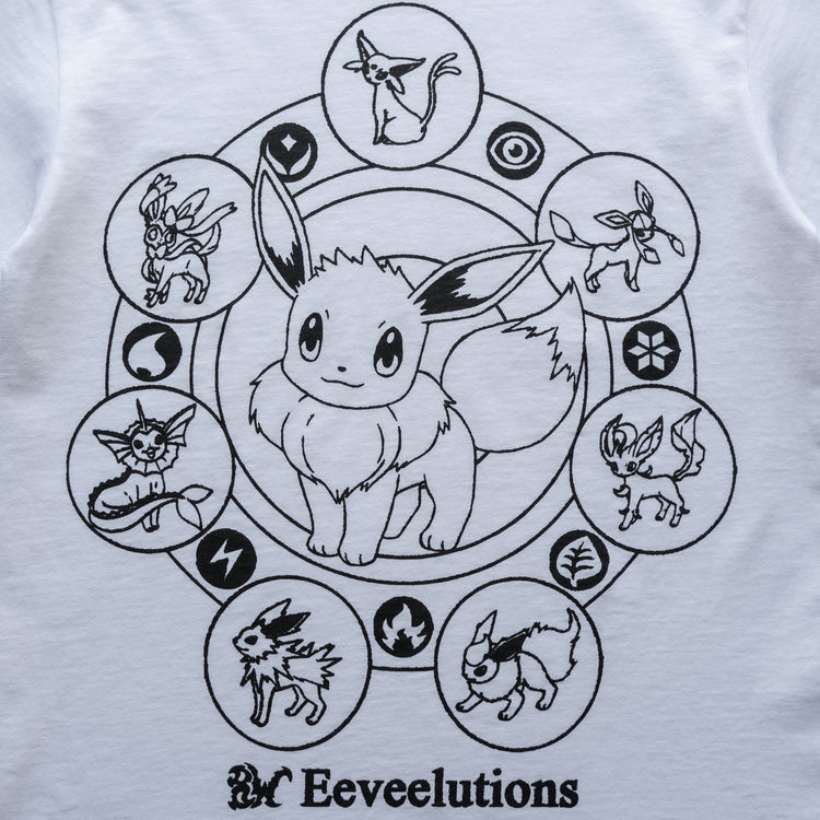 EEVEELUTIONS TEE WHITE