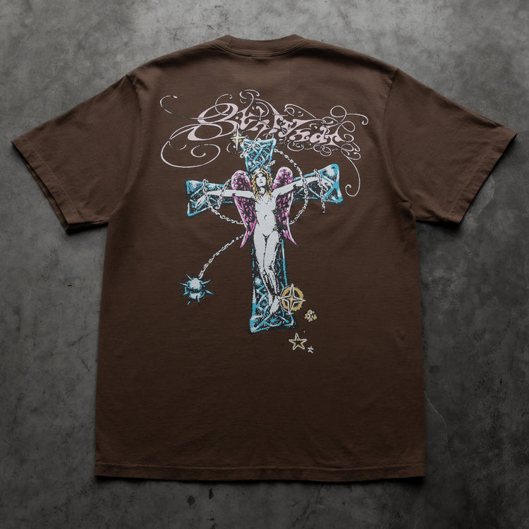 CRUCIFIED TEE MOCHA