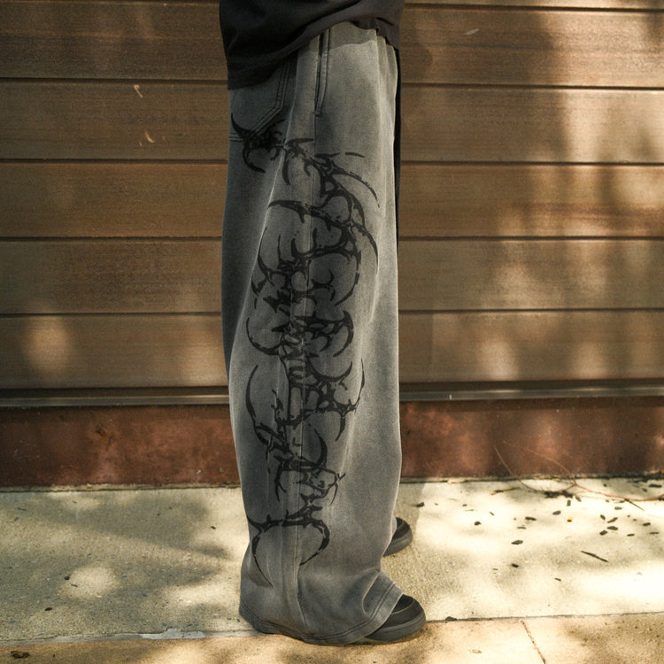 SIGIL BAGGY SWEATPANTS VINTAGE BLACK