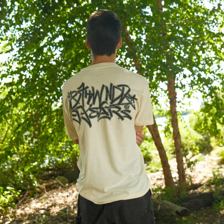 9 YEAR GRAFFITI TEE CREAM