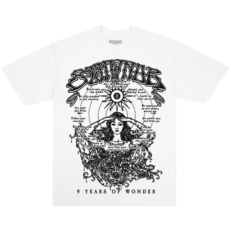 9 YEARS OF WONDER TEE WHITE