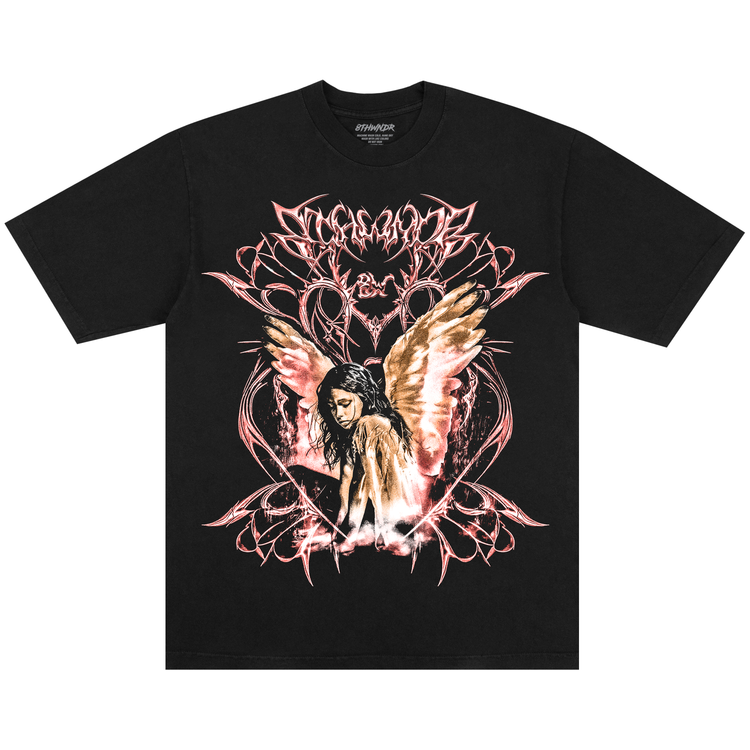 ANGEL GIRL TEE BLACK