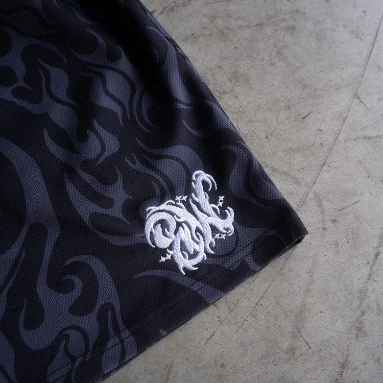 8W MESH SHORTS BLACK