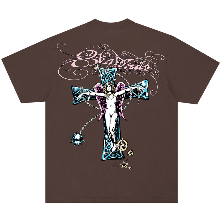 CRUCIFIED TEE MOCHA