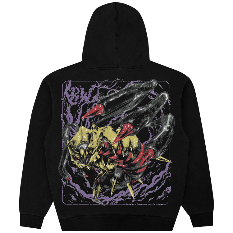 DISTORTION HOODIE BLACK