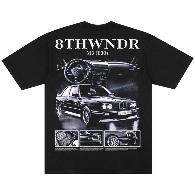 E30 M3 TEE BLACK