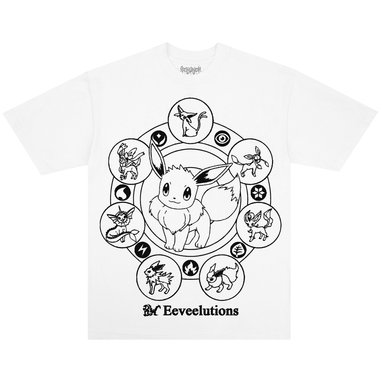 EEVEELUTIONS TEE WHITE