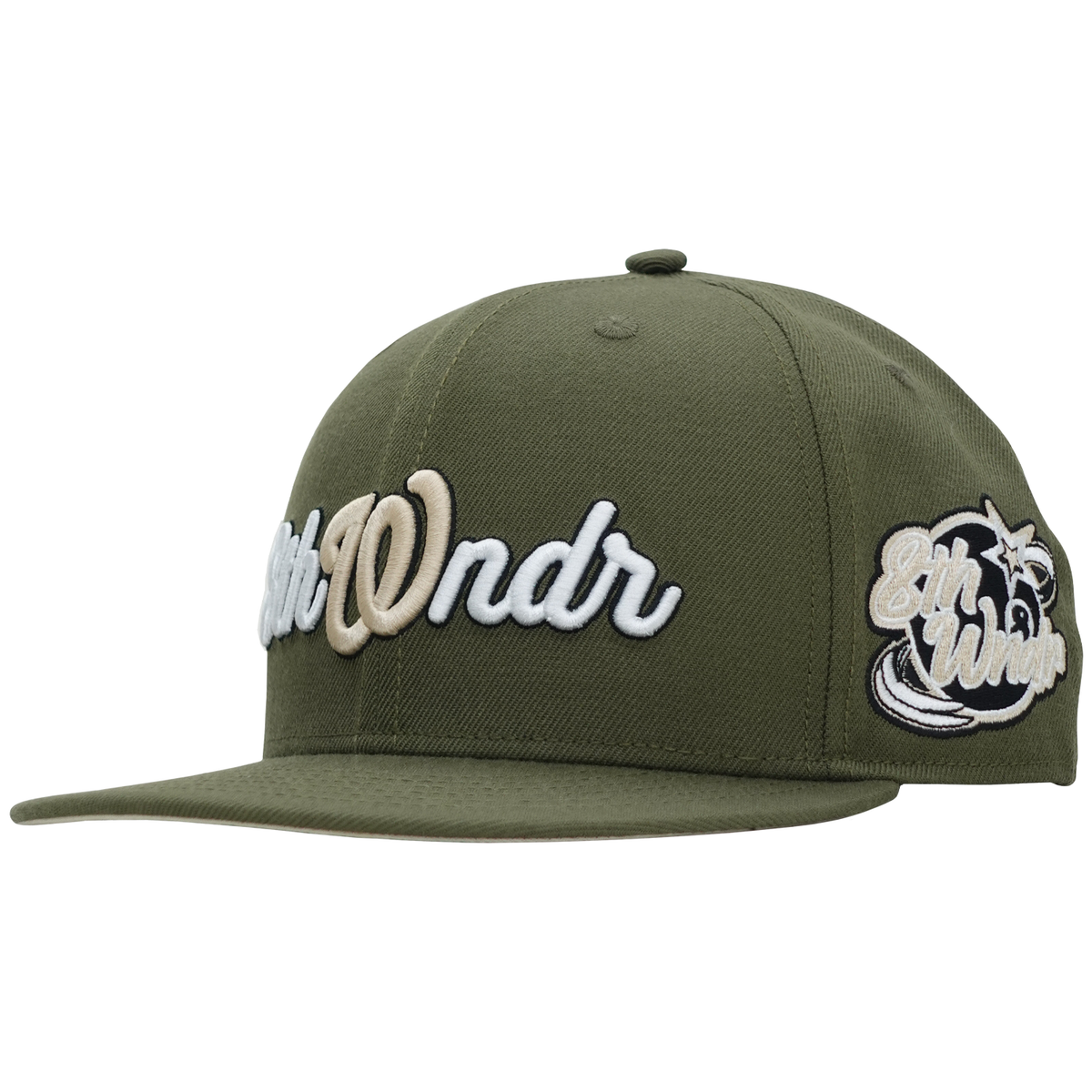FITTED HAT OLIVE / CREAM