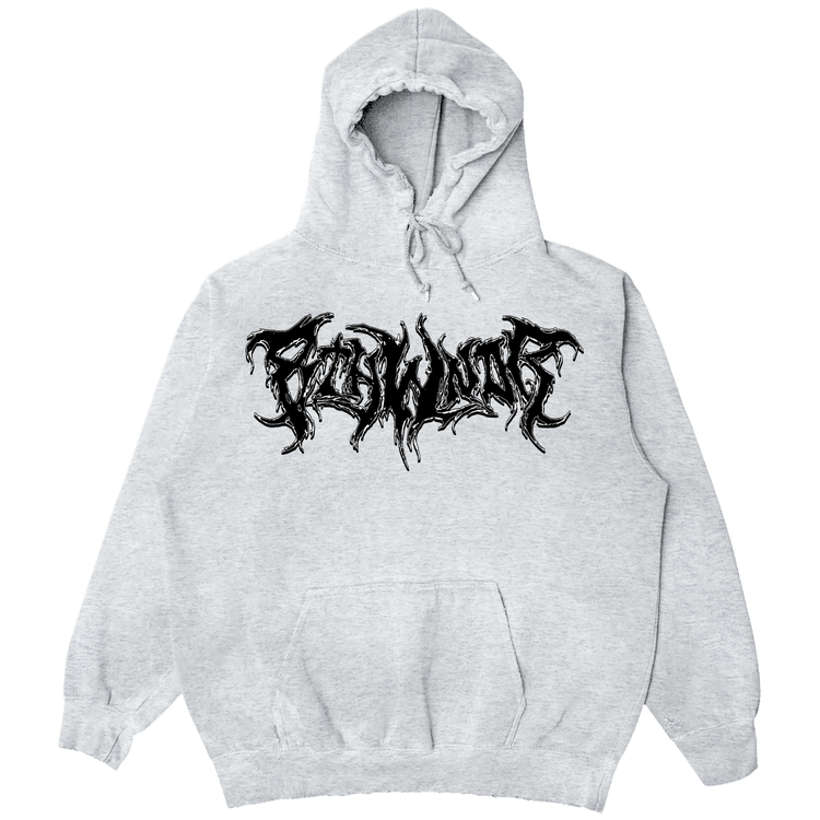 PLAGUE LOGO HOODIE ASH