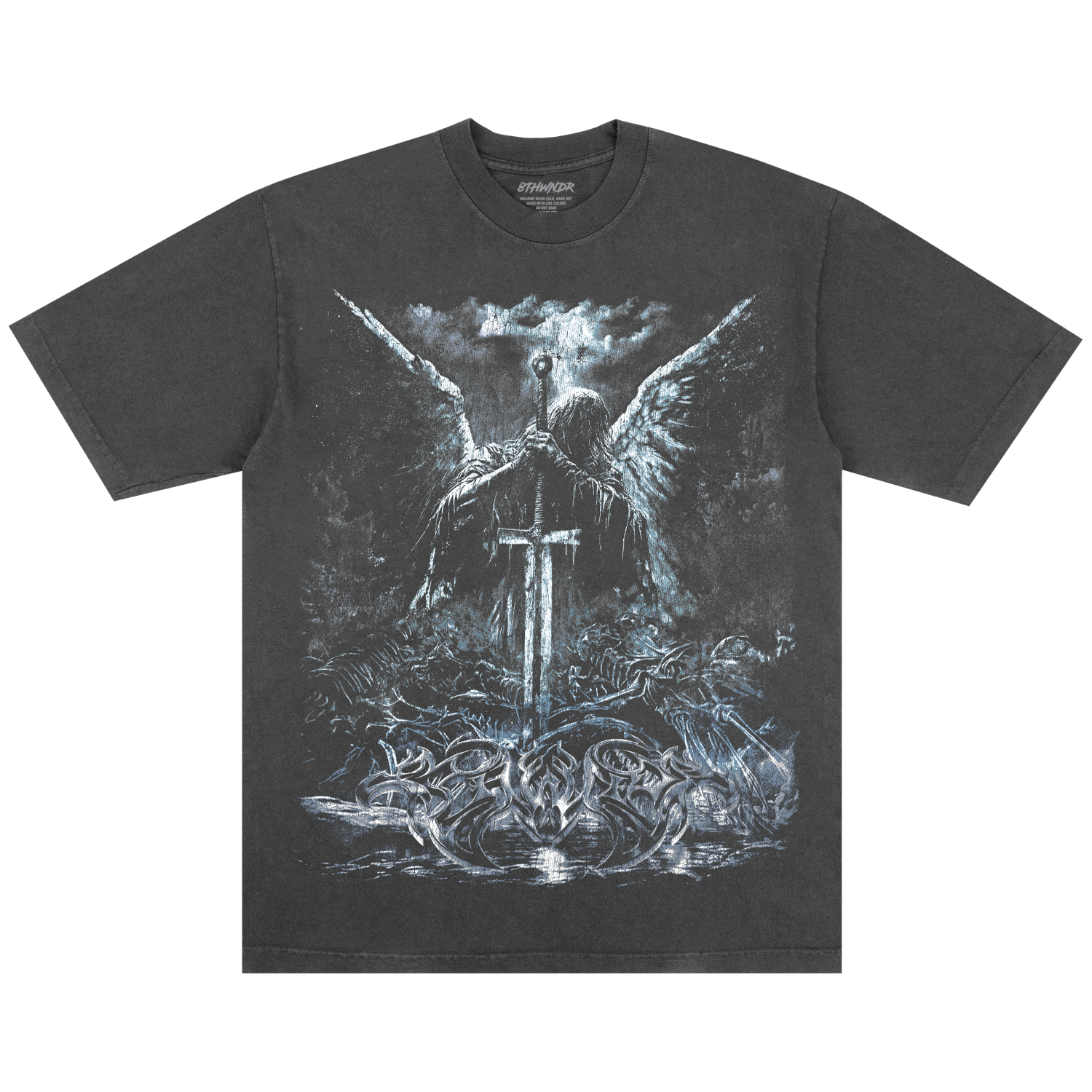 GOD ONLY KNOWS ANGEL Tシャツ ビンテージブラック Mサイズ GOD ONLY KNOWS ANGEL ヴィンテージブラック GOD ONLY KNOWS ONLINE STORE