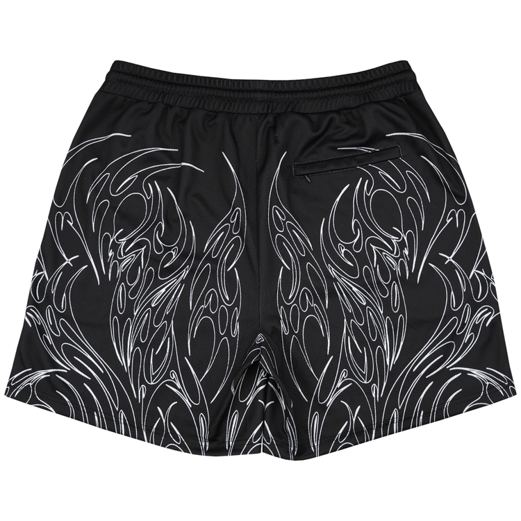 TRIBAL MESH SHORTS BLACK