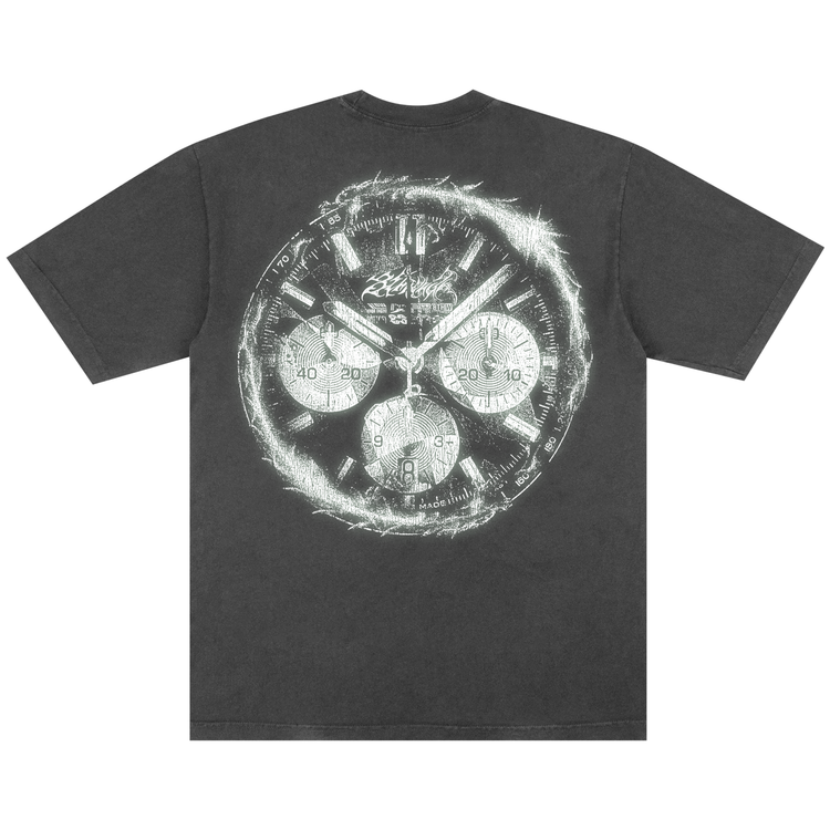 GLOW IN THE DARK WATCH TEE VINTAGE BLACK