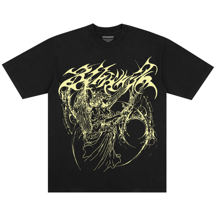 WINGED ANGEL TEE BLACK