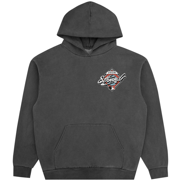 2026 SERIES HOODIE PIGMENT BLACK - Second Image
