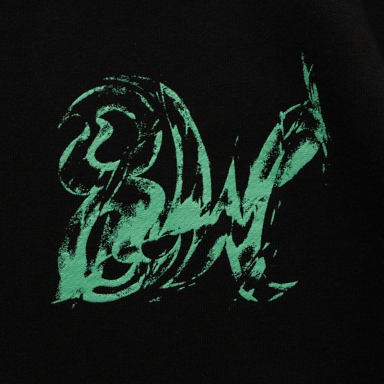 MOONBREON HOODIE BLACK