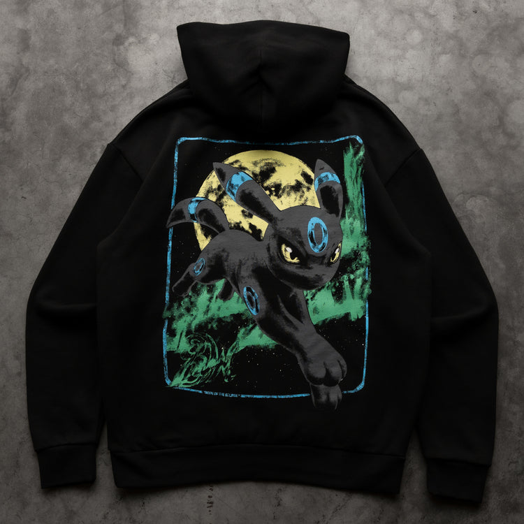 MOONBREON HOODIE BLACK