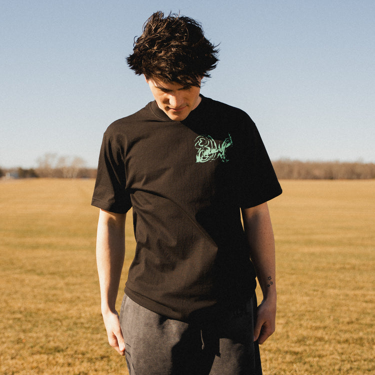 MOONBREON TEE BLACK