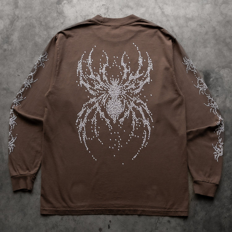 WEBCRAWLER L/S TEE MOCHA