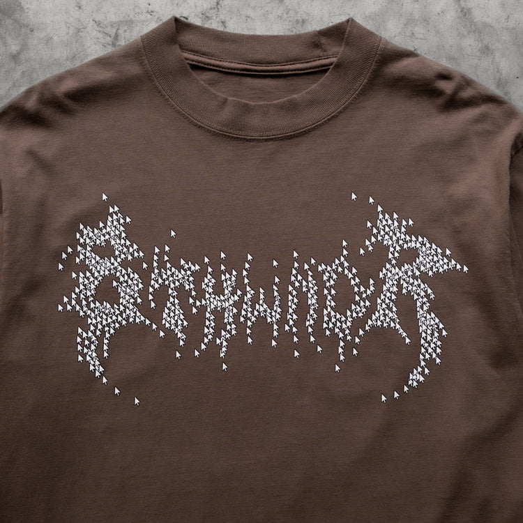 WEBCRAWLER L/S TEE MOCHA