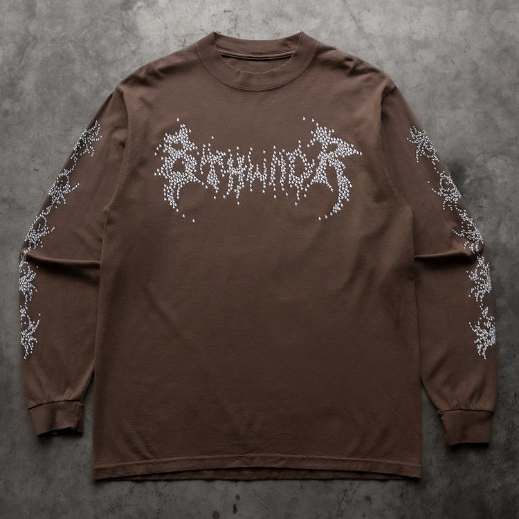 WEBCRAWLER L/S TEE MOCHA