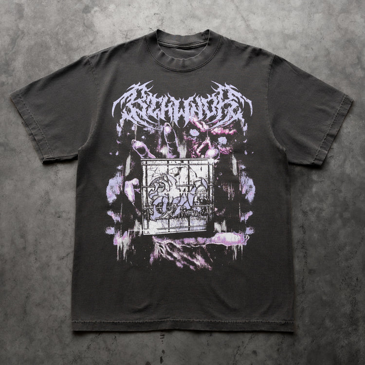 THROUGH THE GLASS TEE VINTAGE BLACK
