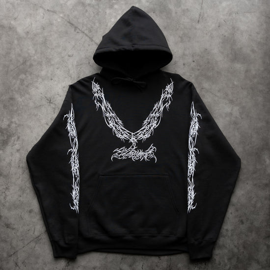 NECKLACE HOODIE BLACK