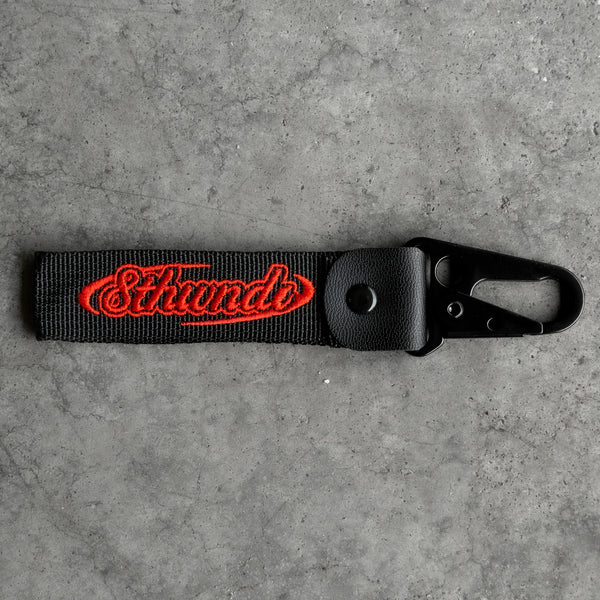 CYCLE LOGO FLIGHT TAG BLACK/RED - Second Image