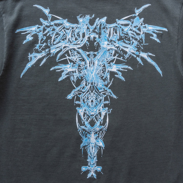 CYBERSPINE V2 TEE VINTAGE BLACK