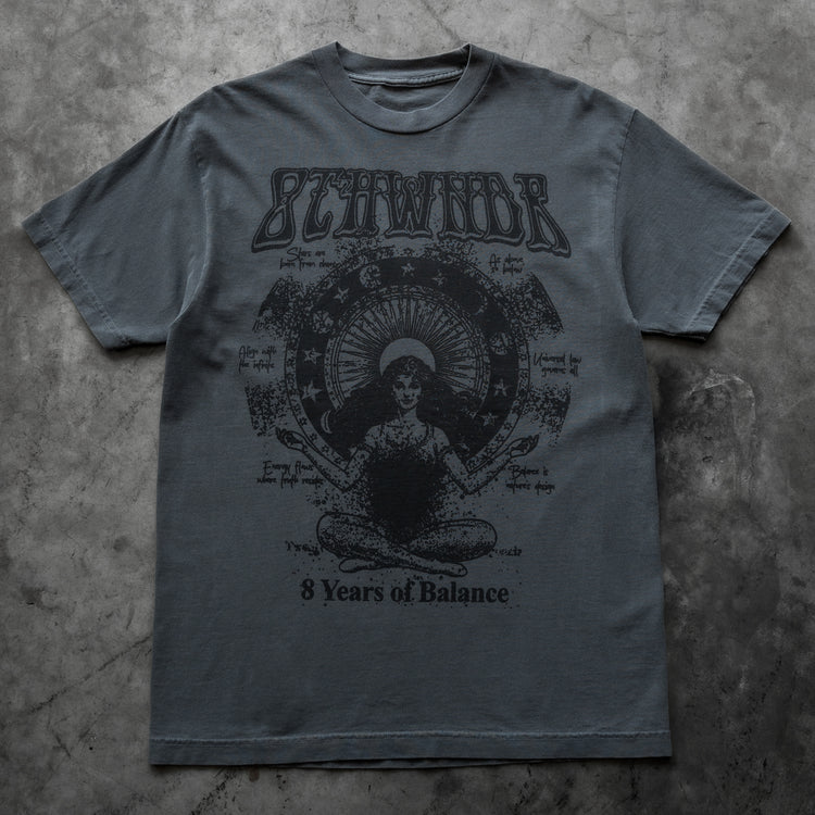 BALANCE V2 TEE VINTAGE BLACK