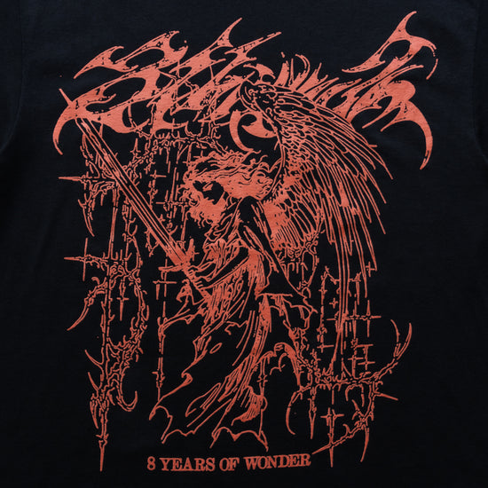 8 YEAR ANGEL TEE BLACK