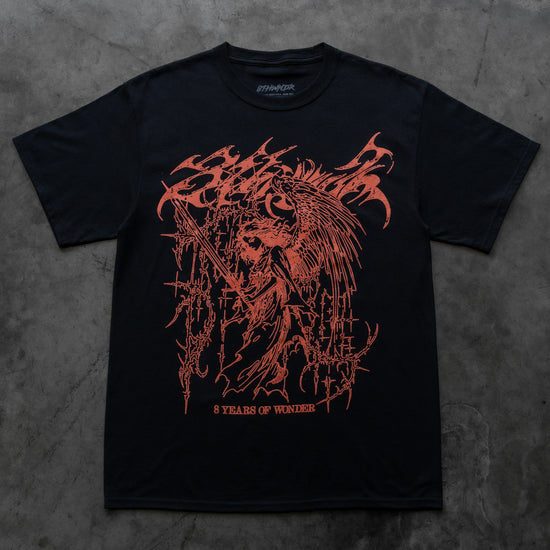 8 YEAR ANGEL TEE BLACK
