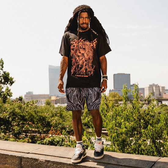 8 YEAR ANGEL TEE BLACK
