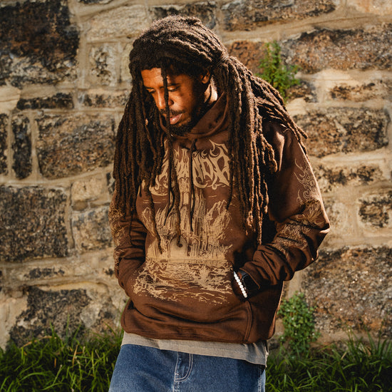CASTLE HOODIE BROWN