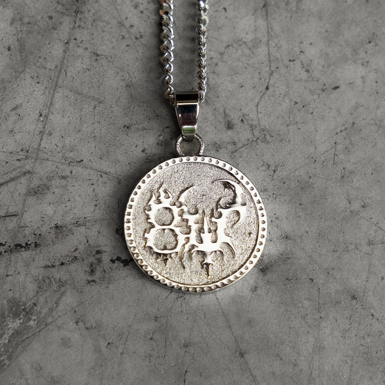 COIN NECKLACE SILVER