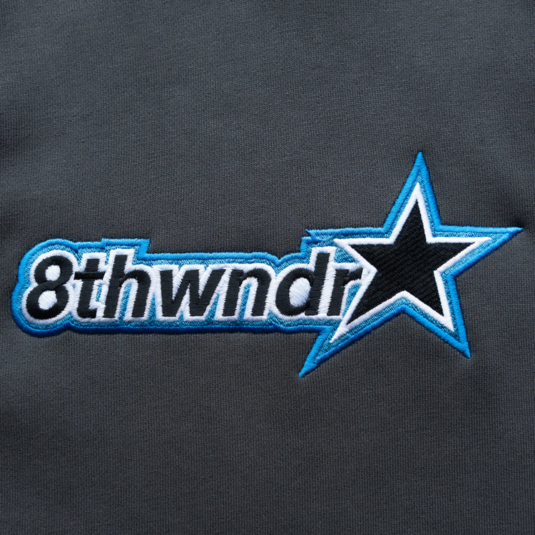 STAR LOGO HOODIE VINTAGE BLACK