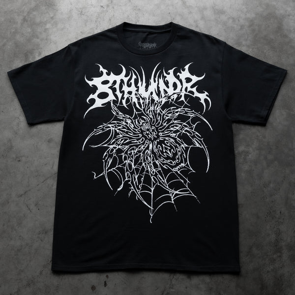 WEBS TEE BLACK - Second Image
