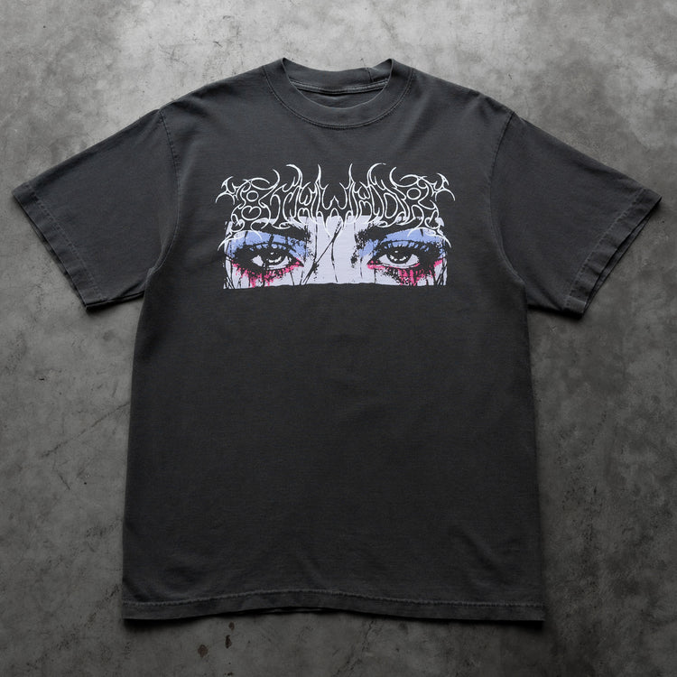 WEEPING EYES TEE VINTAGE BLACK
