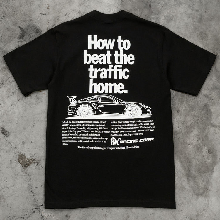 TRAFFIC TEE BLACK