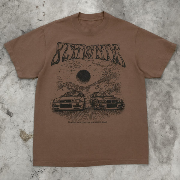 MOUNTAIN ROADS TEE MOCHA - Second Image